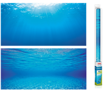 Фон пленка-постер Juwel /голубая вода/ 150х60 см.
