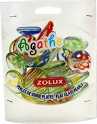 Украшения для аквариума стеклянные Zolux Агат L (мульти цвет) 430 г.